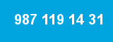 987 119 14 31
